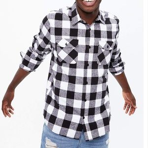 Oversized Button Down Two Pocket Flannel